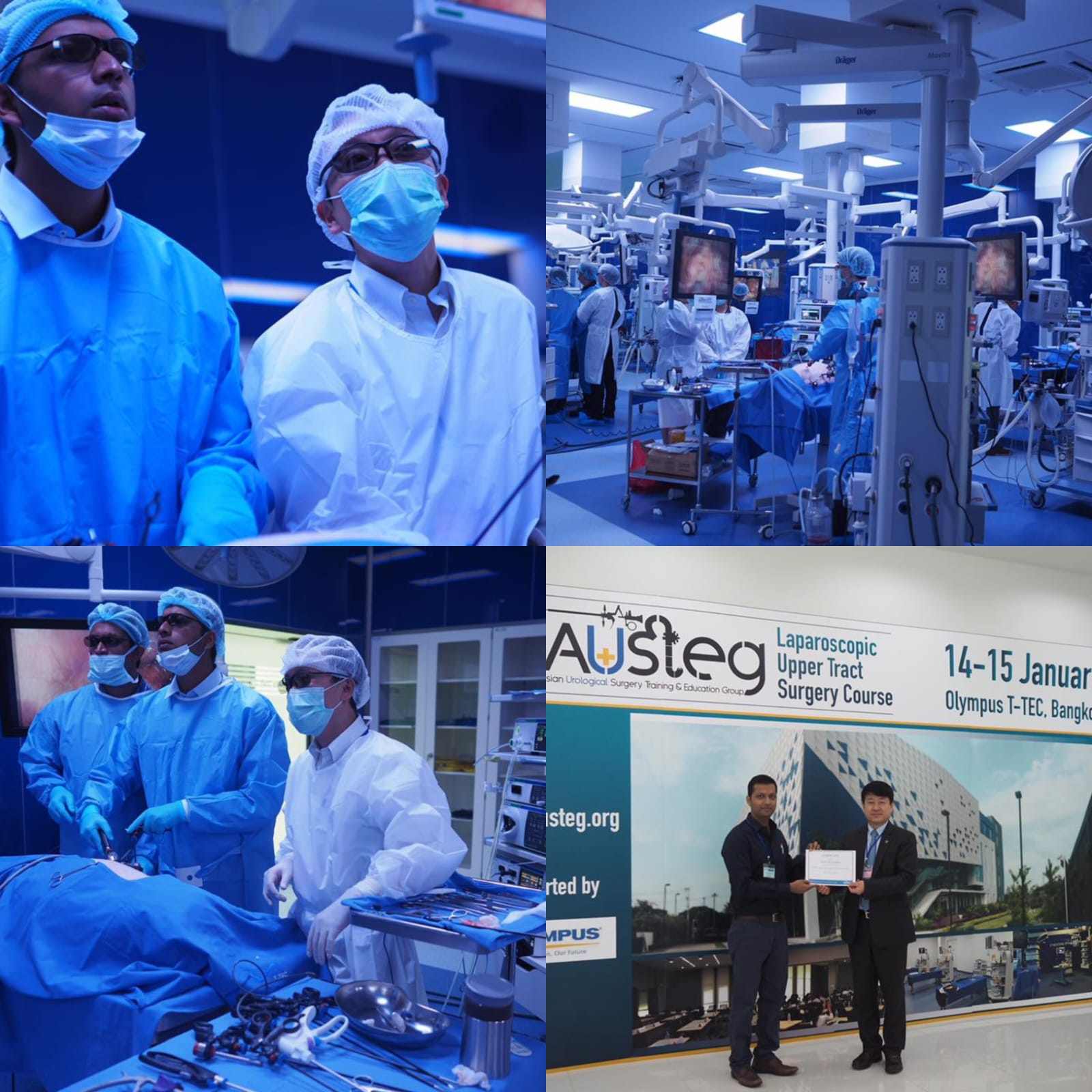 Dr. Nitin Shrivastava performing robotic surgery at Apollo Hospital Gurugram