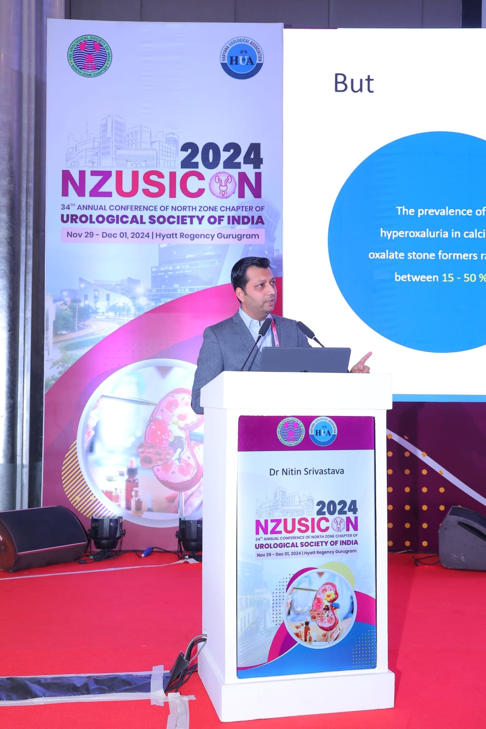 Dr. Nitin Shrivastava at USI conference — published research